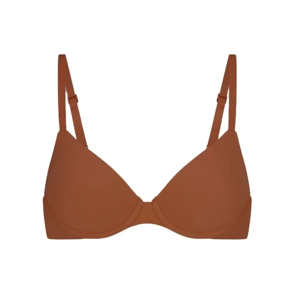 NWT SKIMS  (B25) FITS EVERYBODY T-SHIRT BRA - BRONZE / 32H - Picture 2 of 4